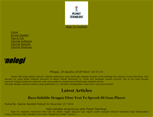 Tablet Screenshot of planetteknologi.com